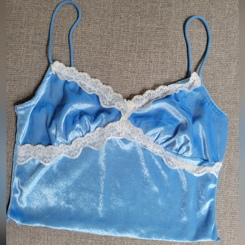 Shein blue tank top